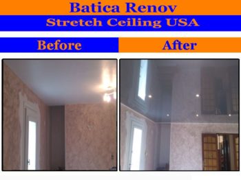 Michigan I install stretch ceiling membrane suspended film fabric