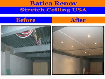 Iowa reflective ceiling membrane fabric stretch ceiling