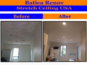 Kansas Stretch ceiling installing by contractor